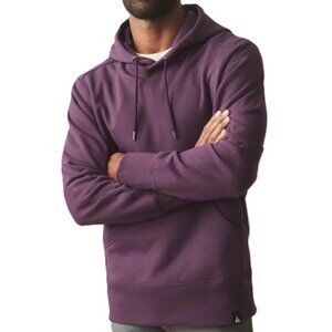 American Giant USA Made Hoodie Unisex Medium Purple Fleece Lined Kangaroo Pocket